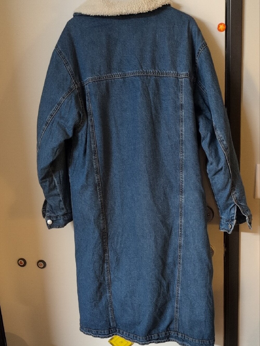 Universal Thread Long Denim Trucker Jacket M - Picture 5 of 5